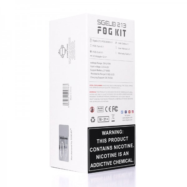 Sigelei 213 FOG Starter Kit