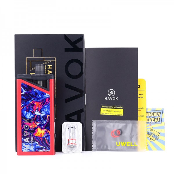 Uwell Havok V1 65W Pod Mod Kit 1800mAh