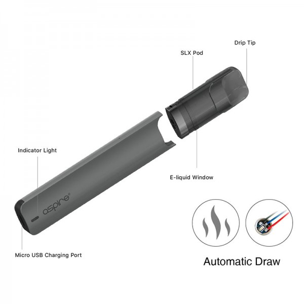 Aspire SLX Pod System Kit 450mah