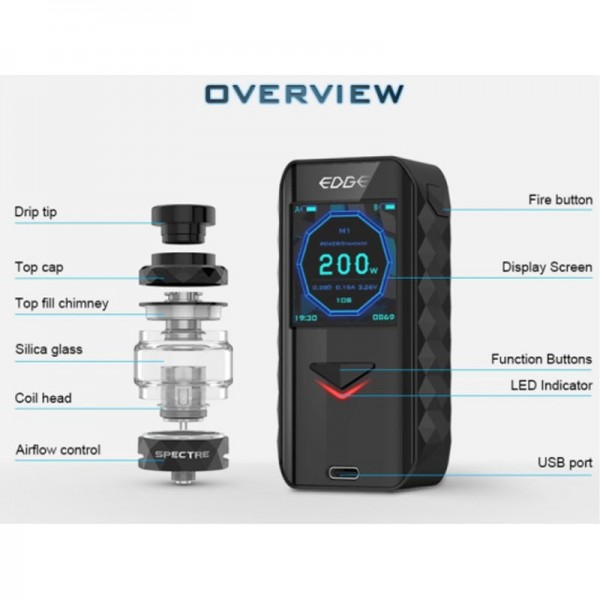 [Vape Flash Sale] Digiflavor Edge 200W TC Kit