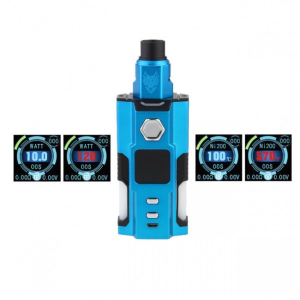 [New Year Flash Sale] Sigelei Snowwolf Vfeng Squonk 120W Box Mod + BF RDA Kit