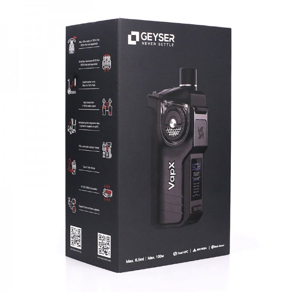 Vapx Geyser 100W Pod System Kit 4000mah