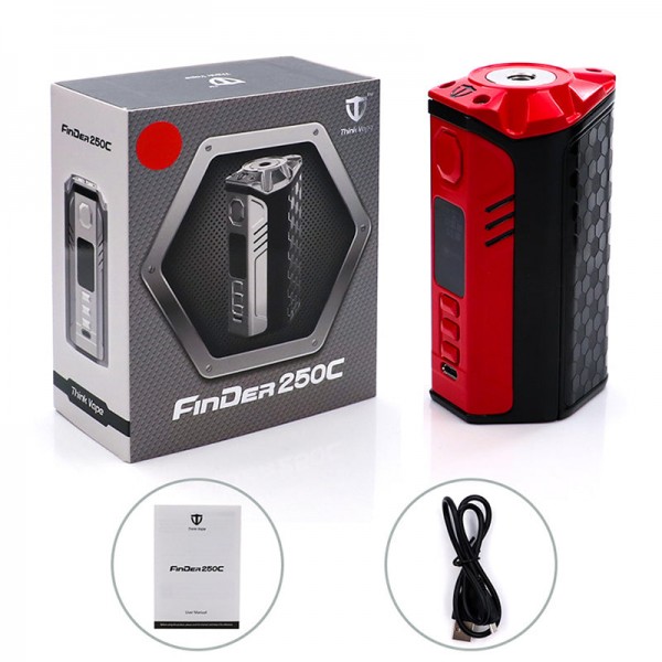 Think Vape Finder 300W TC Box Mod with Evolve DNA 250 Chip